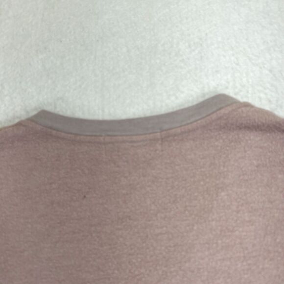 Wildfox Womens Small Sweater Pullover V Neck Mauve Pink Polyester Blend Soft - Picture 7 of 12